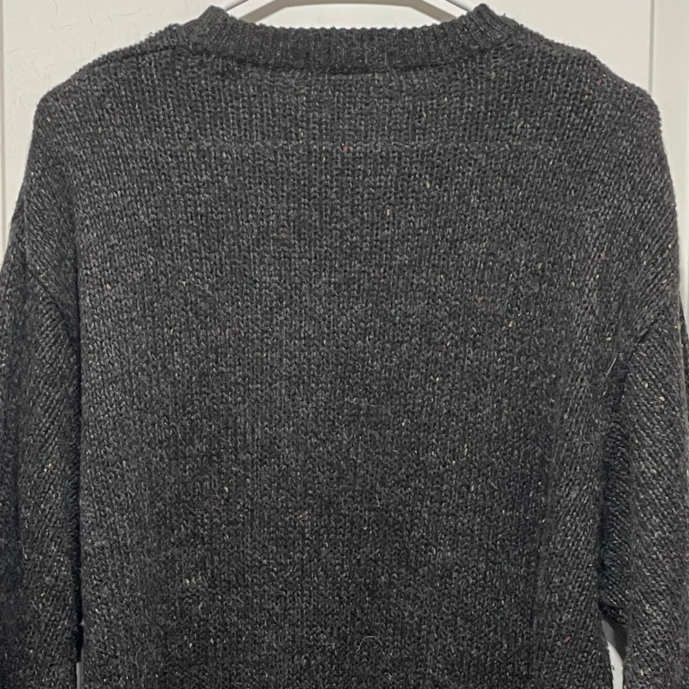 🇺🇸 Americana Large Wool Blend Brown Marled Vintage 90s Y2K Eclectic Grandpa